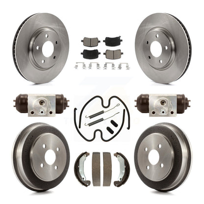 [Avant + Arrière] Kit de Disque et plaquette (céramique) de frein pour 2006 Pontiac Pursuit avec Brakes K8C-102909
