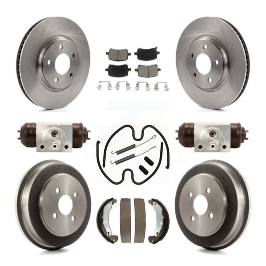 [Avant + Arrière] Kit de Disque et plaquette (céramique) de frein pour 2006 Pontiac Pursuit avec Brakes K8C-102909
