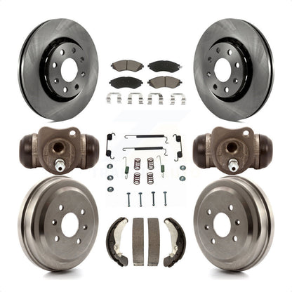 [Avant + Arrière] Kit de Disque et plaquette (céramique) de frein pour Chevrolet Aveo Spark Aveo5 Pontiac G3 Suzuki Wave Wave5 Swift+ K8C-102915 par Transit Auto