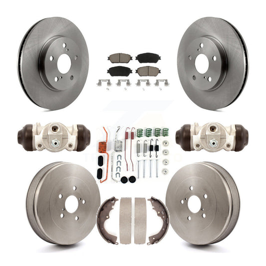 [Avant + Arrière] Kit de Disque et plaquette (céramique) de frein pour 2004-2010 Toyota Sienna K8C-102919