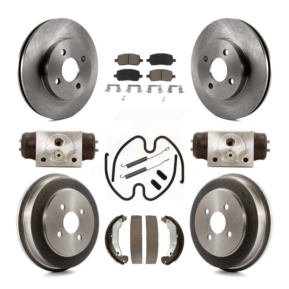 [Avant + Arrière] Kit de Disque et plaquette (céramique) de frein pour 2003 Saturn Ion K8C-102921