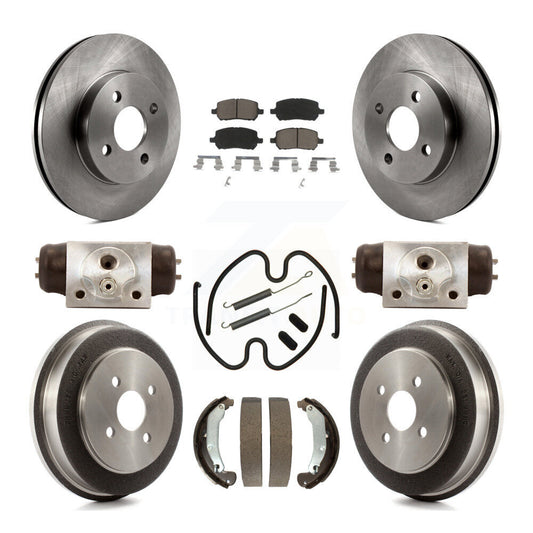 [Avant + Arrière] Kit de Disque et plaquette (céramique) de frein pour 2003 Saturn Ion K8C-102921