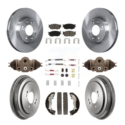 [Avant + Arrière] Kit de Disque et plaquette (céramique) de frein pour Hyundai Accent Kia Rio Rio5 K8C-102922