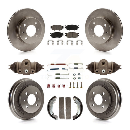 [Avant + Arrière] Kit de Disque et plaquette (céramique) de frein pour 2006 Hyundai Accent Hatchback To 09 30 05 K8C-102924