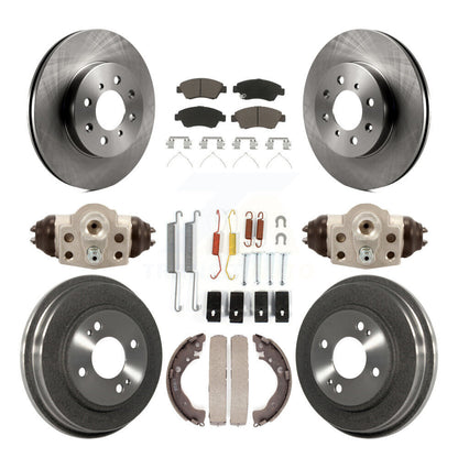 [Avant + Arrière] Kit de Disque et plaquette (céramique) de frein pour Honda Fit K8C-102925