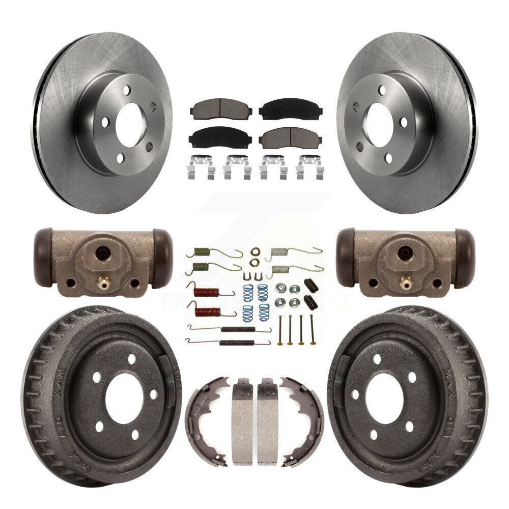 [Avant + Arrière] Kit de Disque et plaquette (céramique) de frein pour 2004-2009 Ford Ranger 4WD avec 9" Diameter K8C-102926