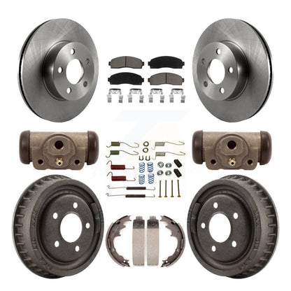 [Avant + Arrière] Kit de Disque et plaquette (céramique) de frein pour 2004-2009 Ford Ranger 4WD avec 9" Diameter K8C-102926