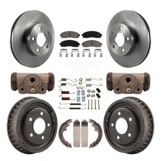 [Avant + Arrière] Kit de Disque et plaquette (céramique) de frein pour 2004-2009 Ford Ranger 4WD avec 9" Diameter K8C-102926