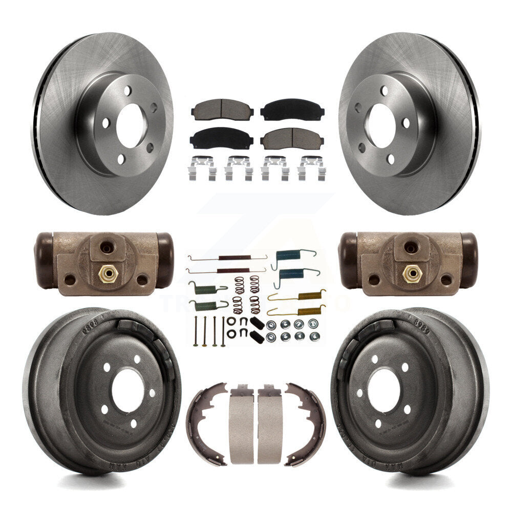 [Avant + Arrière] Kit de Disque et plaquette (céramique) de frein pour Ford Ranger Mazda B4000 avec 10" Diameter K8C-102927