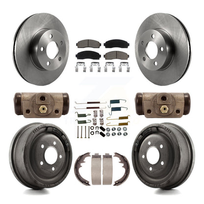[Avant + Arrière] Kit de Disque et plaquette (céramique) de frein pour Ford Ranger Mazda B4000 avec 10" Diameter K8C-102927