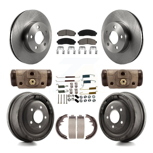 [Avant + Arrière] Kit de Disque et plaquette (céramique) de frein pour Ford Ranger Mazda B4000 avec 10" Diameter K8C-102927