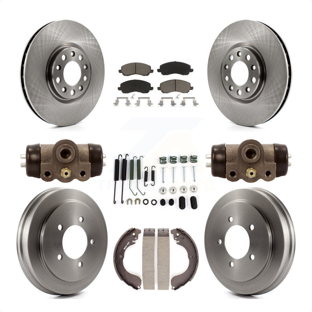 [Avant + Arrière] Kit de Disque et plaquette (céramique) de frein pour 2017 Jeep Compass rear brakes avec 305mm Diameter Rotor K8C-102930 par Transit Auto