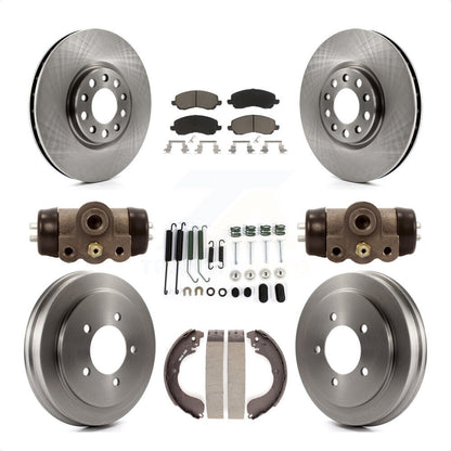 [Avant + Arrière] Kit de Disque et plaquette (céramique) de frein pour 2017 Jeep Compass rear brakes avec 305mm Diameter Rotor K8C-102930 par Transit Auto