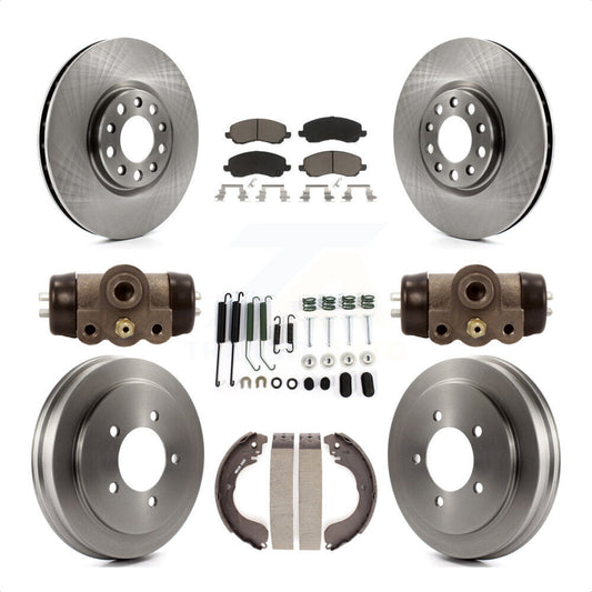 [Avant + Arrière] Kit de Disque et plaquette (céramique) de frein pour 2017 Jeep Compass rear brakes avec 305mm Diameter Rotor K8C-102930 par Transit Auto