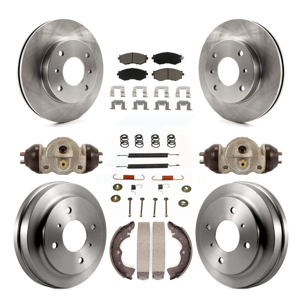 [Avant + Arrière] Kit de Disque et plaquette (céramique) de frein pour 2003-2006 Nissan Sentra 1.8L K8C-102935