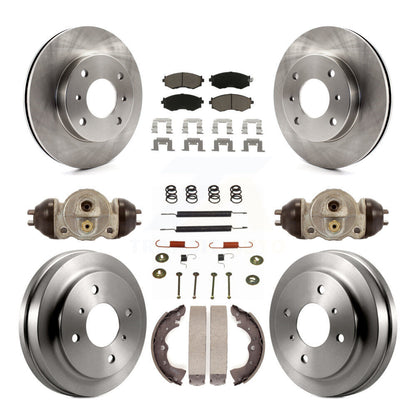 [Avant + Arrière] Kit de Disque et plaquette (céramique) de frein pour 2003-2006 Nissan Sentra 1.8L K8C-102935