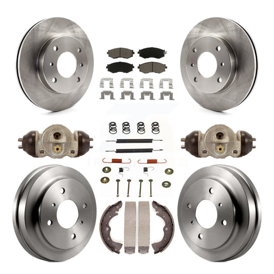 [Avant + Arrière] Kit de Disque et plaquette (céramique) de frein pour 2003-2006 Nissan Sentra 1.8L K8C-102935
