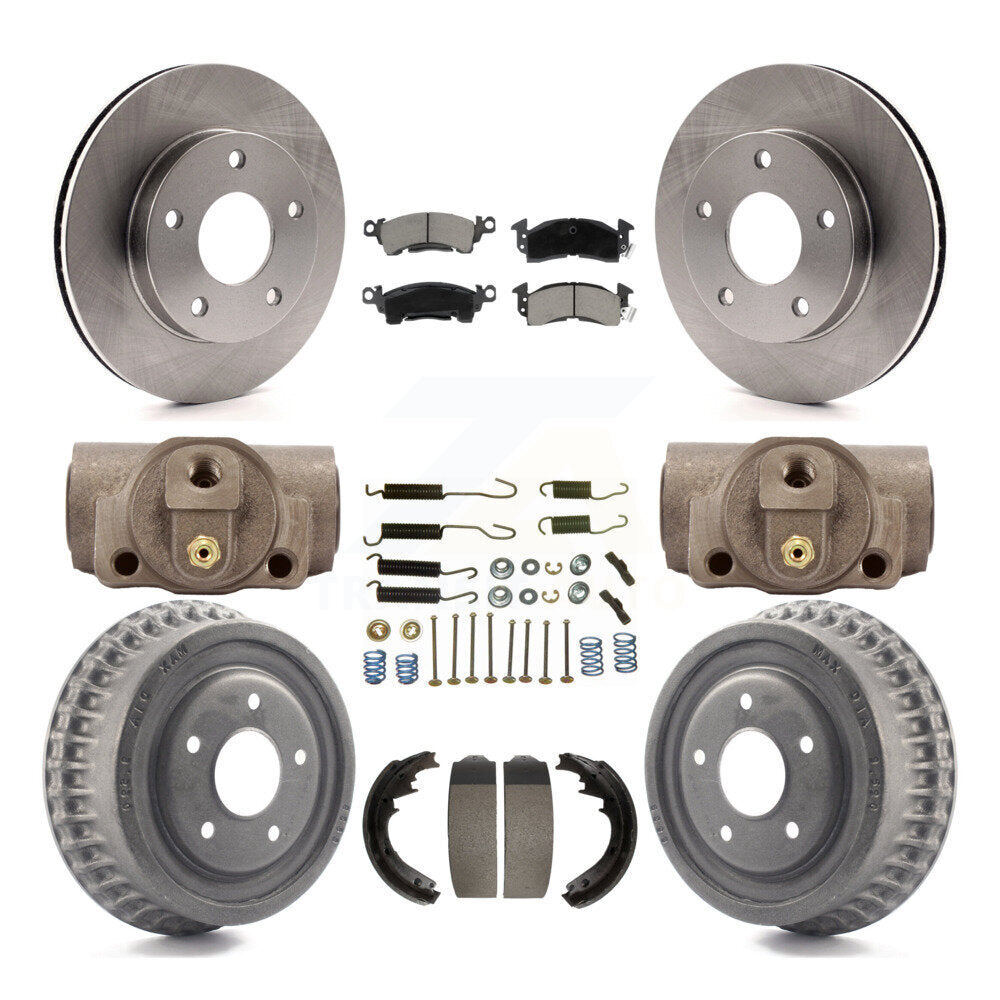 [Avant + Arrière] Kit de Disque et plaquette (céramique) de frein pour GMC Jimmy K8C-102938