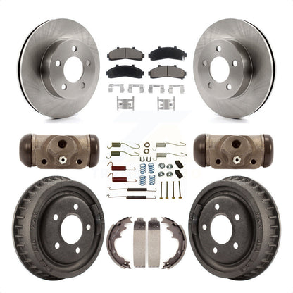 [Avant + Arrière] Kit de Disque et plaquette (céramique) de frein pour Ford Ranger Mazda B3000 B4000 avec 9" Diameter 4WD K8C-102943 par Transit Auto