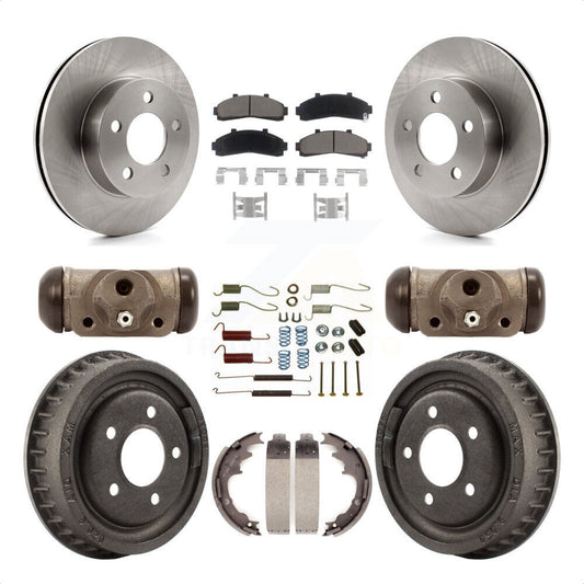 [Avant + Arrière] Kit de Disque et plaquette (céramique) de frein pour Ford Ranger Mazda B3000 B4000 avec 9" Diameter 4WD K8C-102943 par Transit Auto