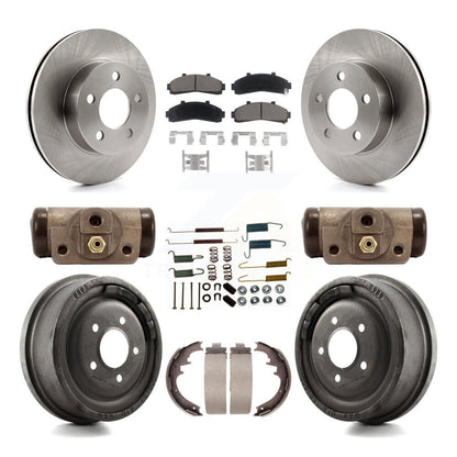 [Avant + Arrière] Kit de Disque et plaquette (céramique) de frein pour Ford Ranger Mazda B3000 B4000 avec 10" Diameter 4WD K8C-102944