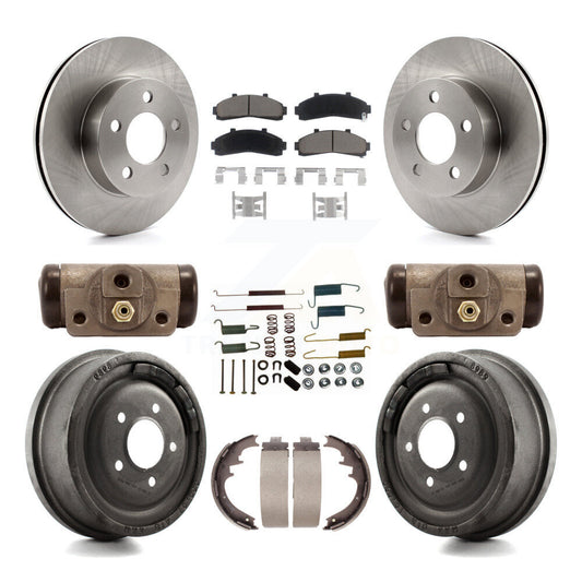 [Avant + Arrière] Kit de Disque et plaquette (céramique) de frein pour Ford Ranger Mazda B3000 B4000 avec 10" Diameter 4WD K8C-102944