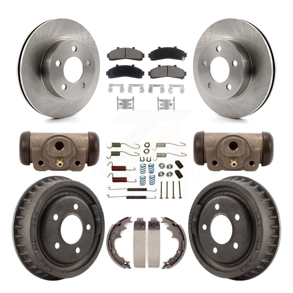 [Avant + Arrière] Kit de Disque et plaquette (céramique) de frein pour 2001-2002 Ford Ranger 4WD avec 9" Diameter K8C-102945