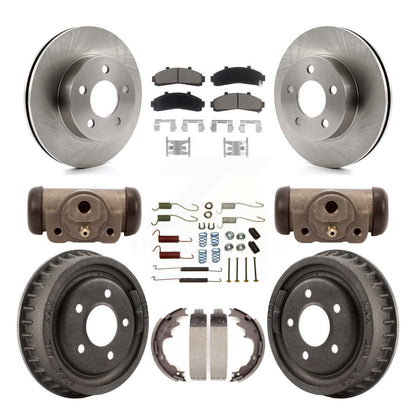 [Avant + Arrière] Kit de Disque et plaquette (céramique) de frein pour 2001-2002 Ford Ranger 4WD avec 9" Diameter K8C-102945