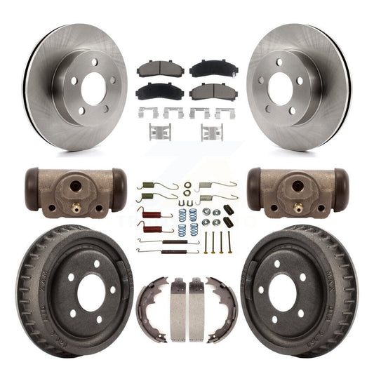 [Avant + Arrière] Kit de Disque et plaquette (céramique) de frein pour 2001-2002 Ford Ranger 4WD avec 9" Diameter K8C-102945