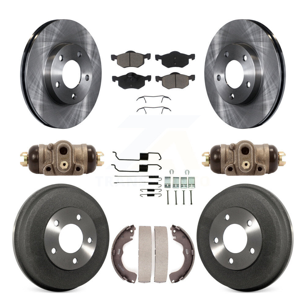 [Avant + Arrière] Kit de Disque et plaquette (céramique) de frein pour Ford Escape Mazda Tribute Mercury Mariner K8C-102946