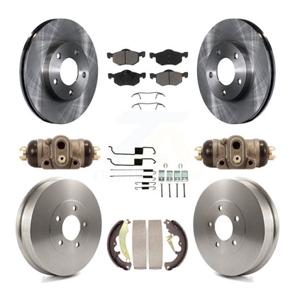 [Avant + Arrière] Kit de Disque et plaquette (céramique) de frein pour 2007 Ford Escape Mercury Mariner From 01/08/07 rear brakes K8C-102948