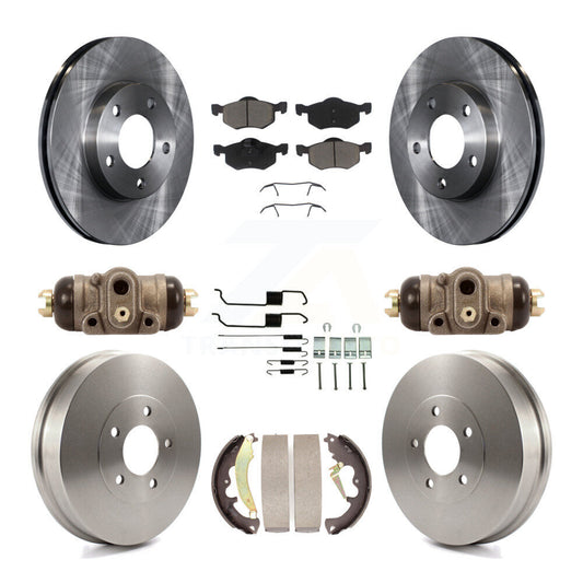 [Avant + Arrière] Kit de Disque et plaquette (céramique) de frein pour 2007 Ford Escape Mercury Mariner From 01/08/07 rear brakes K8C-102948
