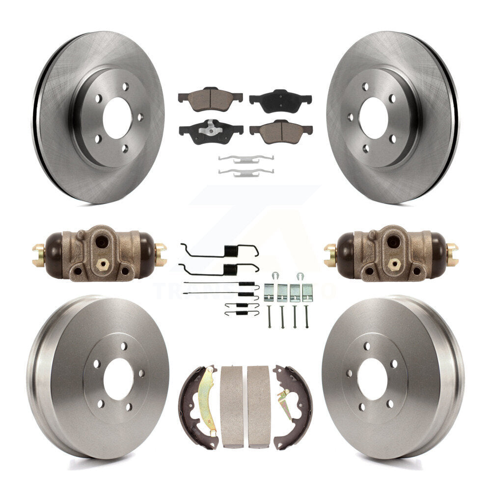 [Avant + Arrière] Kit de Disque et plaquette (céramique) de frein pour 2007 Ford Escape Mercury Mariner From 01/08/07 rear brakes K8C-102949