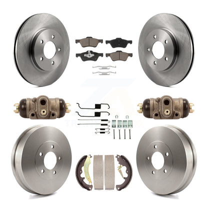 [Avant + Arrière] Kit de Disque et plaquette (céramique) de frein pour 2007 Ford Escape Mercury Mariner From 01/08/07 rear brakes K8C-102949