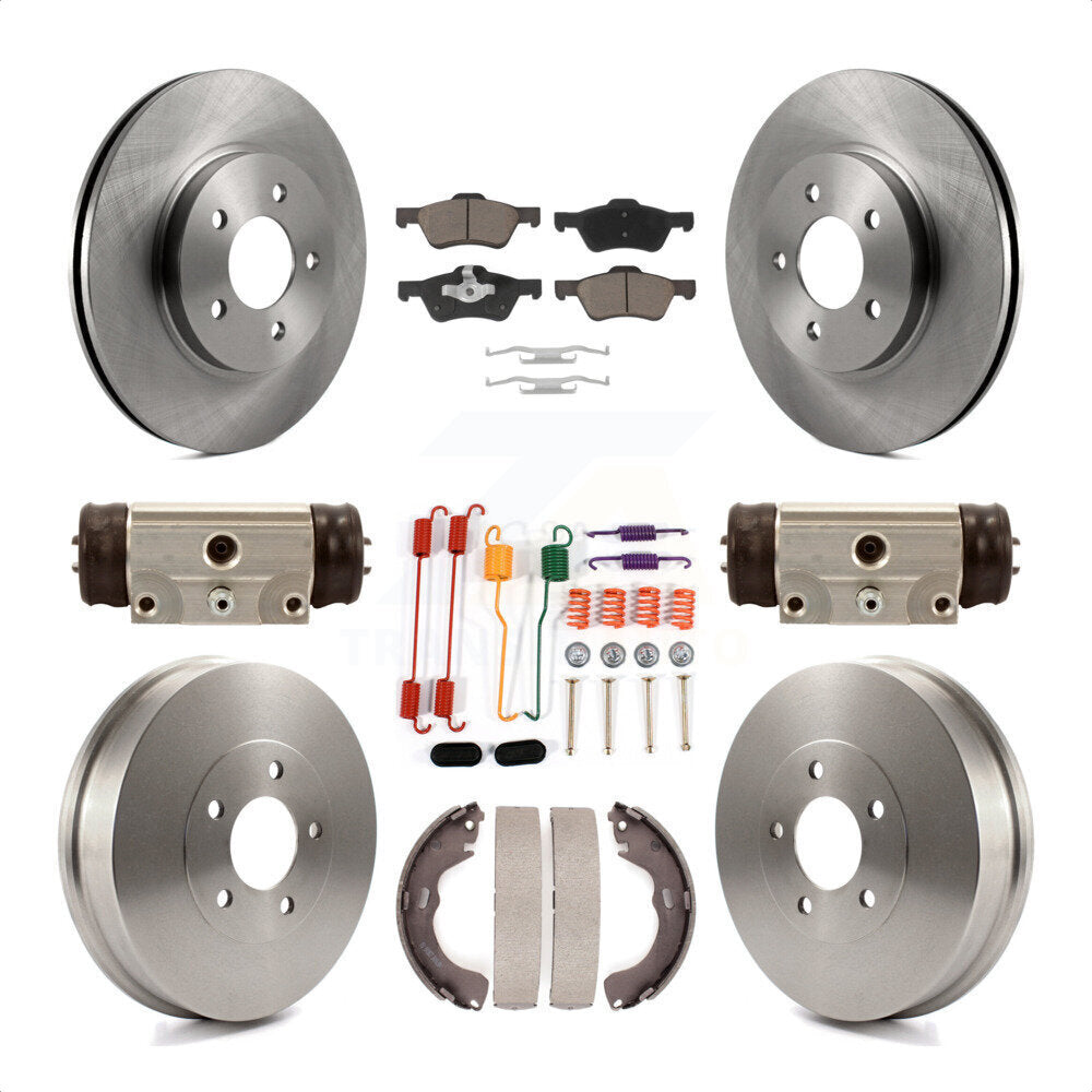 [Avant + Arrière] Kit de Disque et plaquette (céramique) de frein pour 2008 Mazda Tribute K8C-102952 par Transit Auto