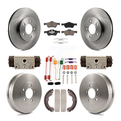 [Avant + Arrière] Kit de Disque et plaquette (céramique) de frein pour 2008 Mazda Tribute K8C-102952 par Transit Auto