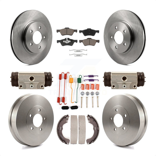 [Avant + Arrière] Kit de Disque et plaquette (céramique) de frein pour 2008 Mazda Tribute K8C-102952 par Transit Auto