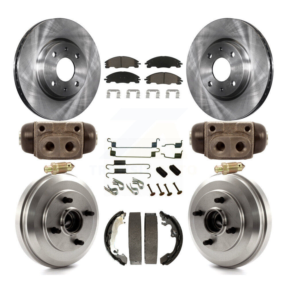 [Avant + Arrière] Kit de Disque et plaquette (céramique) de frein pour Ford Focus K8C-102956