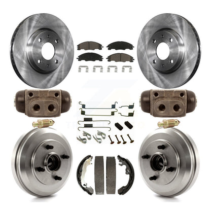[Avant + Arrière] Kit de Disque et plaquette (céramique) de frein pour Ford Focus K8C-102956