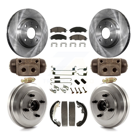 [Avant + Arrière] Kit de Disque et plaquette (céramique) de frein pour Ford Focus K8C-102956