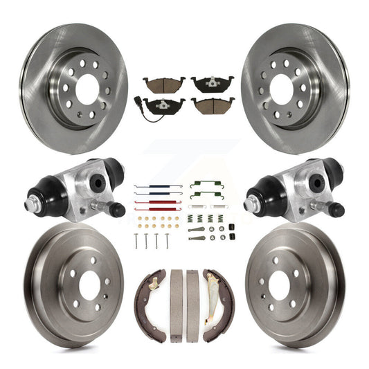 [Avant et Arrière] Disque et plaquette de frein pour Volkswagen Jetta rear brakes K8C-102958