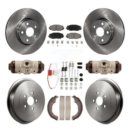 [Avant + Arrière] Kit de Disque et plaquette (céramique) de frein pour 2009-2013 Toyota Corolla K8C-102961