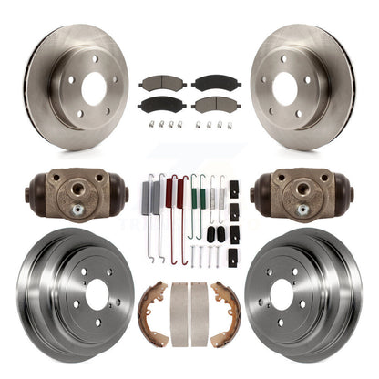 [Avant + Arrière] Kit de Disque et plaquette (céramique) de frein pour Dakota Dodge Ram Mitsubishi Raider K8C-102962