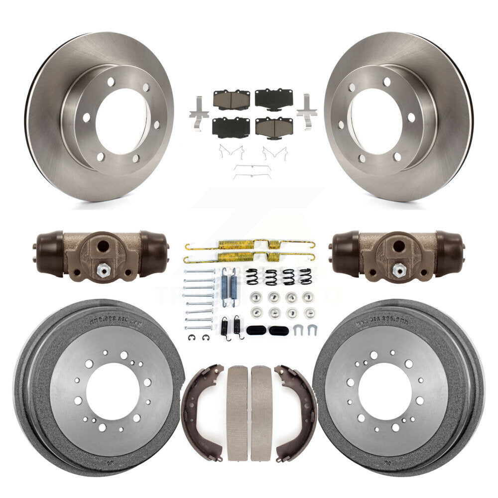 [Avant + Arrière] Kit de Disque et plaquette (céramique) de frein pour 1995-1998 Toyota Tacoma 4WD K8C-102963