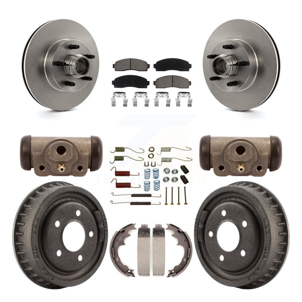 [Avant + Arrière] Kit de Disque et plaquette (céramique) de frein pour 2006-2009 Ford Ranger RWD avec 9" Diameter K8C-102964