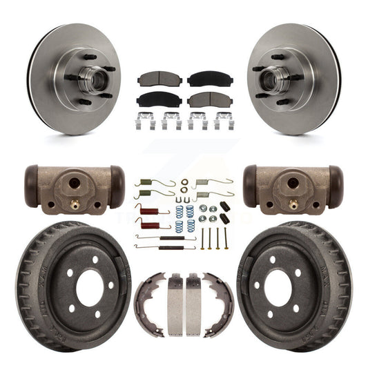 [Avant + Arrière] Kit de Disque et plaquette (céramique) de frein pour 2006-2009 Ford Ranger RWD avec 9" Diameter K8C-102964