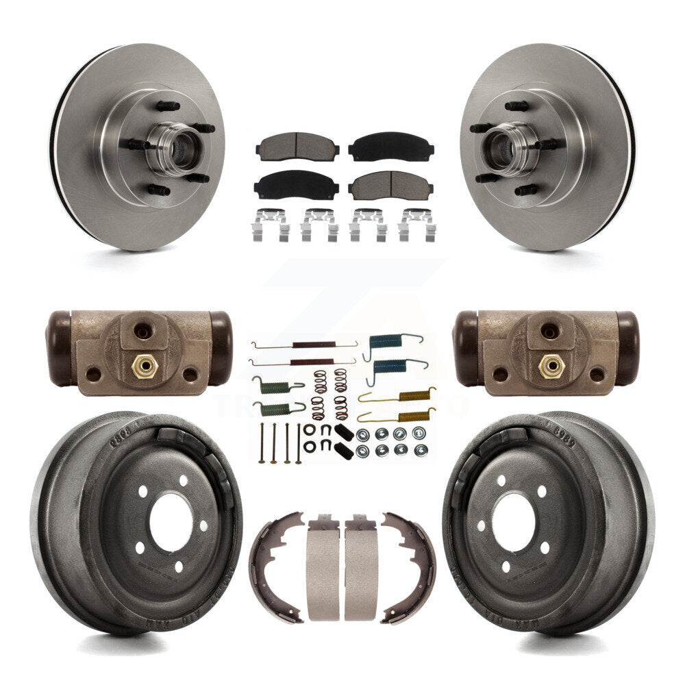 [Avant + Arrière] Kit de Disque et plaquette (céramique) de frein pour 2006-2009 Ford Ranger RWD avec 10" Diameter K8C-102965