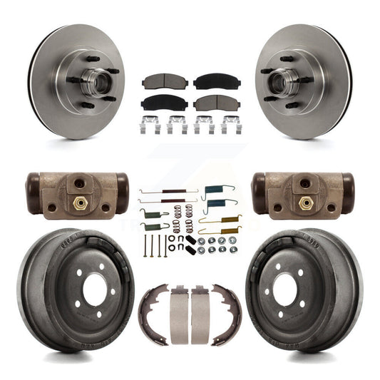 [Avant + Arrière] Kit de Disque et plaquette (céramique) de frein pour 2006-2009 Ford Ranger RWD avec 10" Diameter K8C-102965