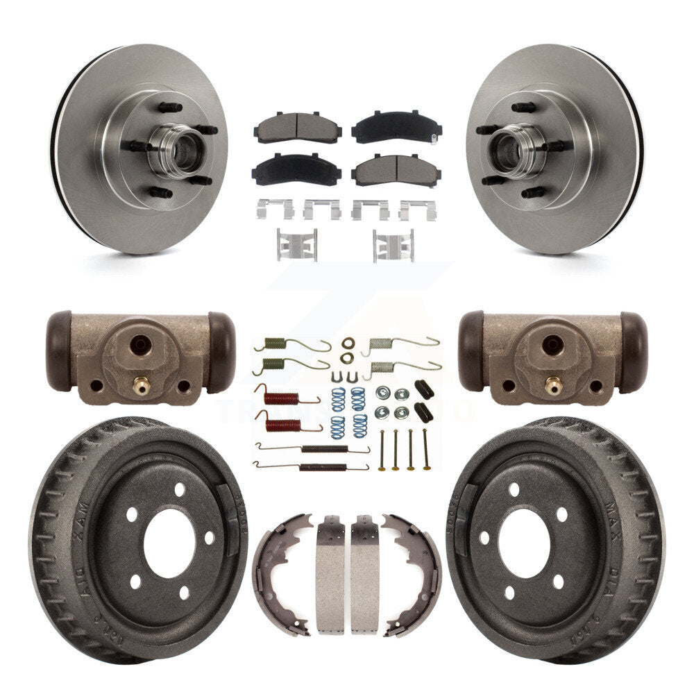 [Avant + Arrière] Kit de Disque et plaquette (céramique) de frein pour Ford Ranger avec 9" Diameter K8C-102966