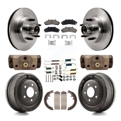 [Avant + Arrière] Kit de Disque et plaquette (céramique) de frein pour Ford Ranger Mazda B2500 B3000 B4000 avec 10" Diameter K8C-102968